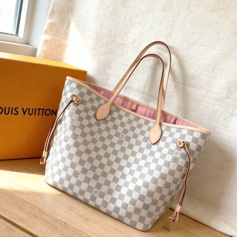 Louis Vuitton Neverfull Pink Lining Bag - Picture 6 of 6